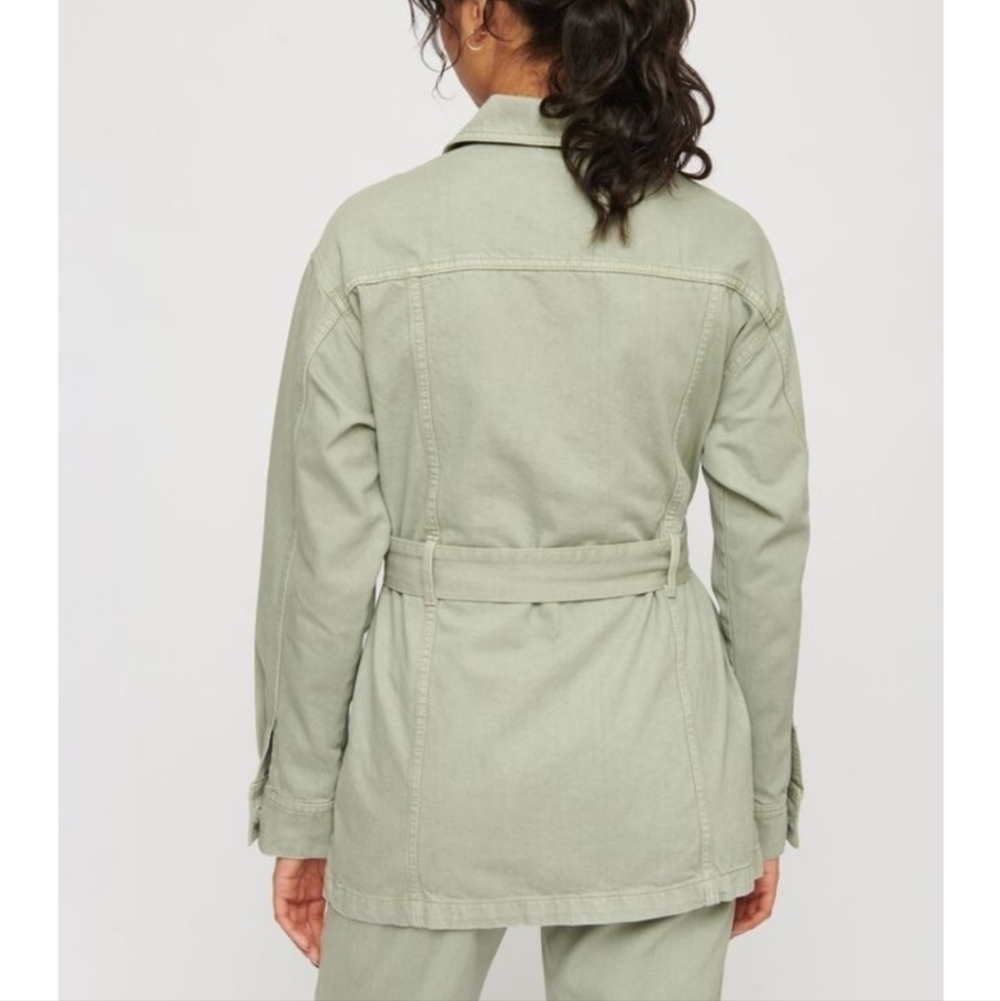 Dynamite Belted Denim Shacket - Picture 6 of 12